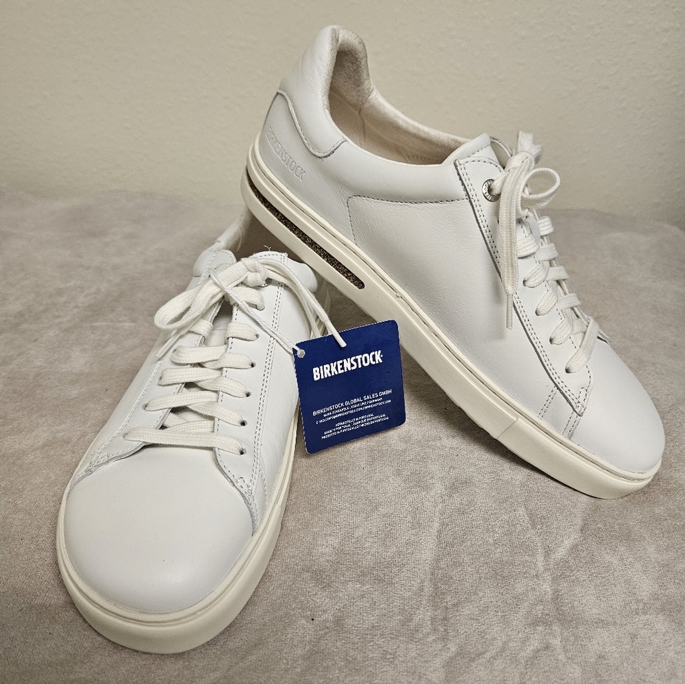 Birkenstock Men's White Leather Sneakers